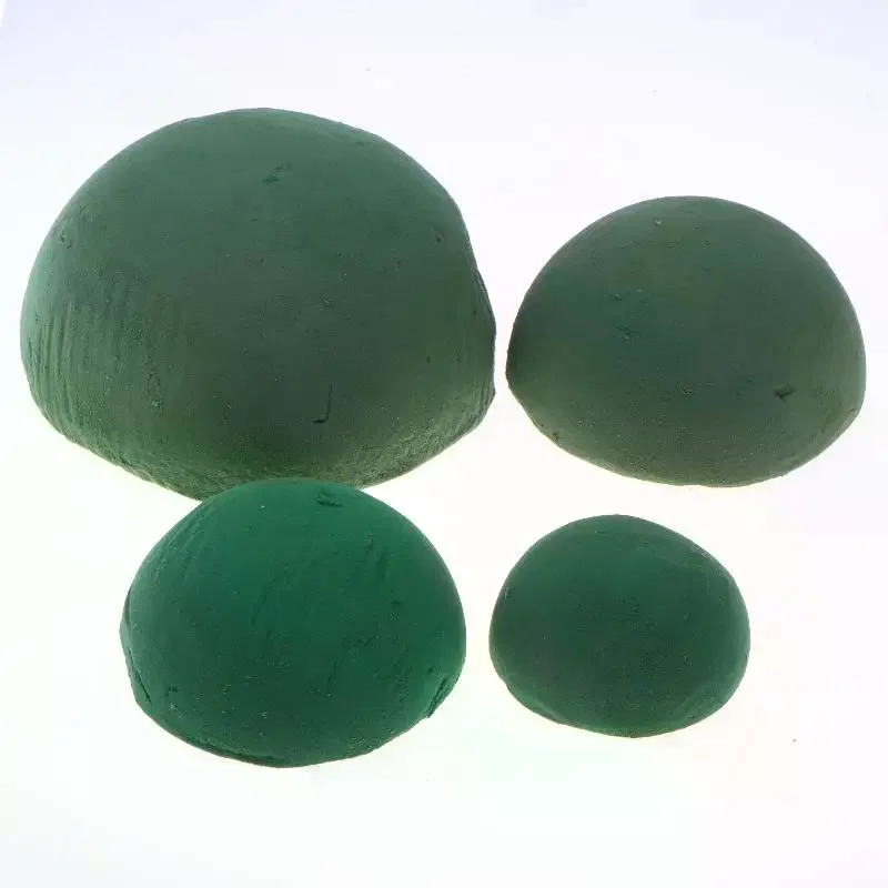 1/5Pcs Half Ball DIY Dry Artificial Flower Foam Block Green Floral Foam For Arrangement Birthday Wedding Decoration