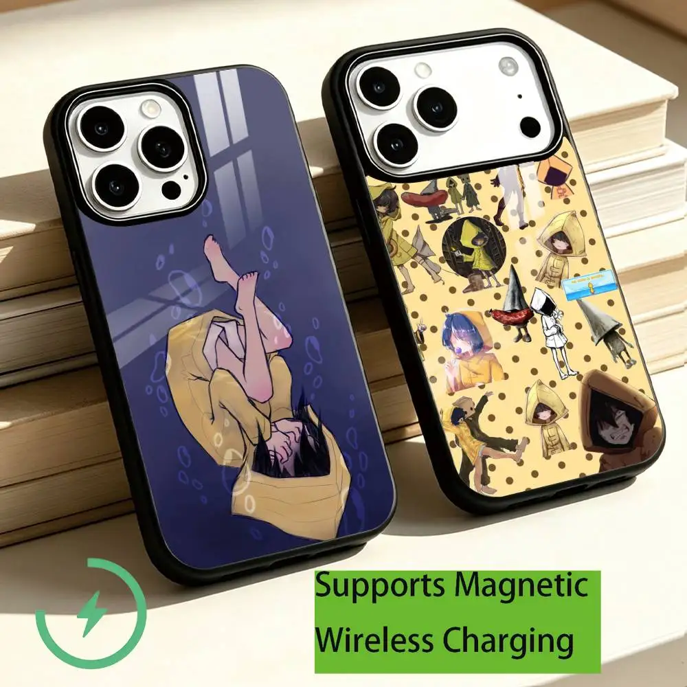 G-Game Little Nightmares Phone Case For iPhone18,17,16,15,14,13,12,11 Plus,Pro Compatible with magnetic wireless charging Gift