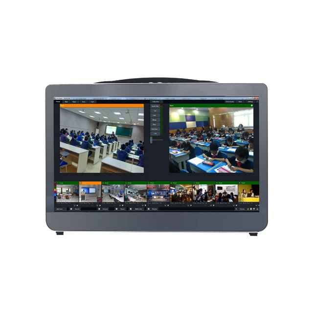 2026 21.5 Inch Downward Industrial Computer Chassis With 7-expansion Slots Portable Rugged Notebook Laptop Computer All-in-one C