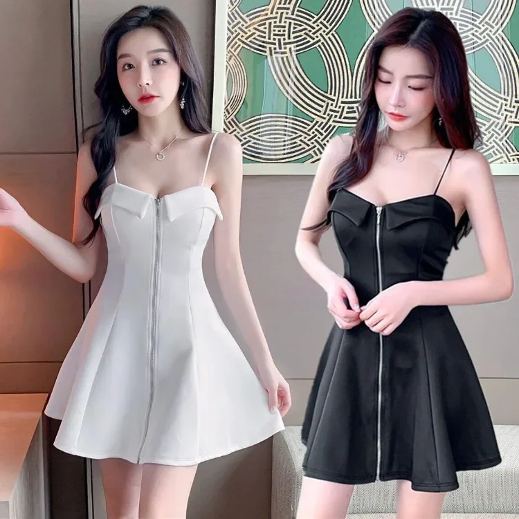 Korejepo Night Work Clothes Sexy Dress Slim Thin Temperament Foot Bath Massage Work Clothes Light Mature Style New Dresses