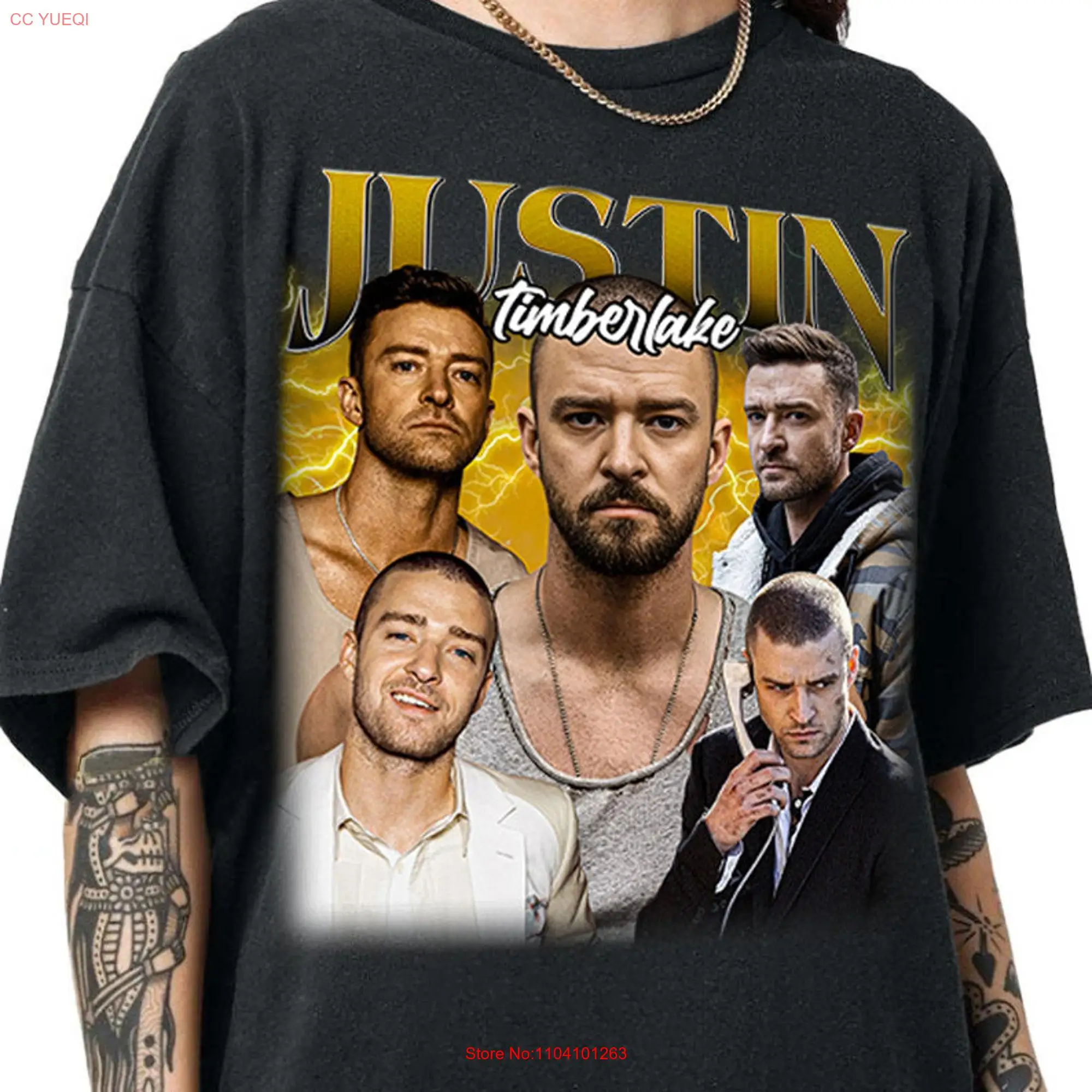 Justin Timberlake MugshoT T Shirt JT ConcerT Fan Softstyle long or short sleeves