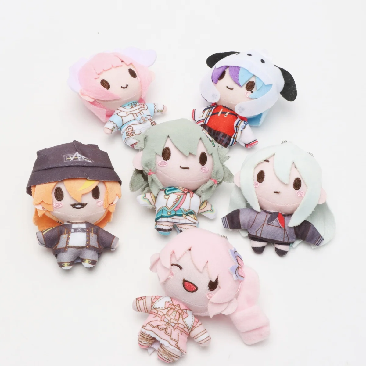 

10cm Pjsk Plush Doll Toys Project Sekai Aoyagi Toya Stuffed Keychain Bag Pendant Shinonome Akito Backpacks Ornaments Toy Gift