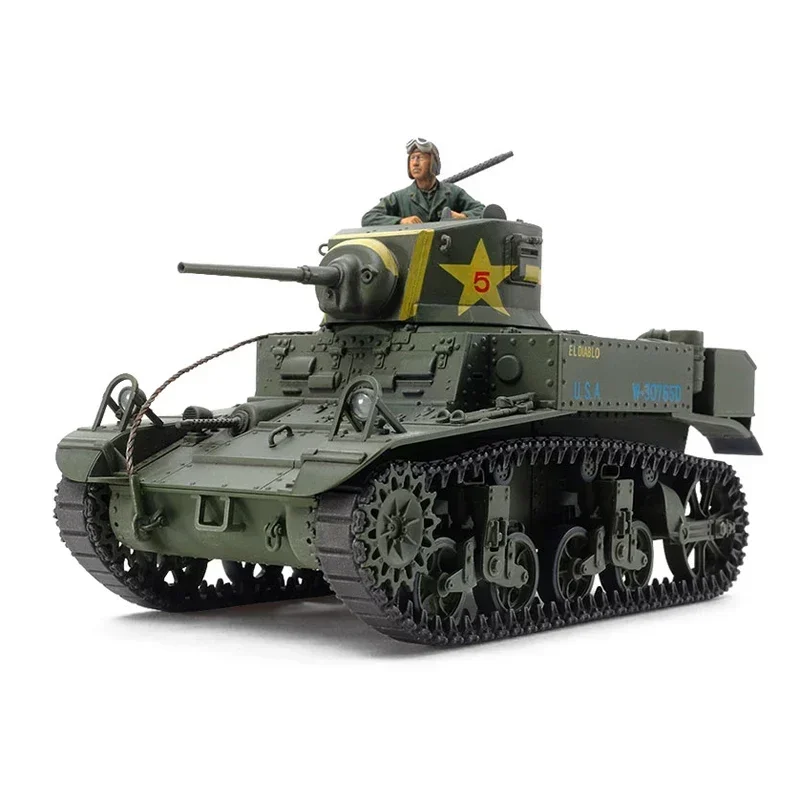 

Tamiya 35360 1/35 Масштабный комплект модели США M3 Stuart Light Tank Модель Строительный комплект DIY для взрослых Военная модель Коллекция игрушек для хобби