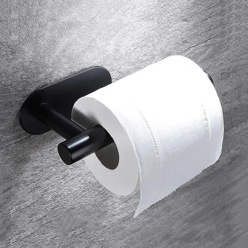 No Drilling Toilet Paper Holder SUS304 Stainless Steel Self Adhesive Wall Mount Tissue Towel Roll Dispenser for Bathroom Kitchen