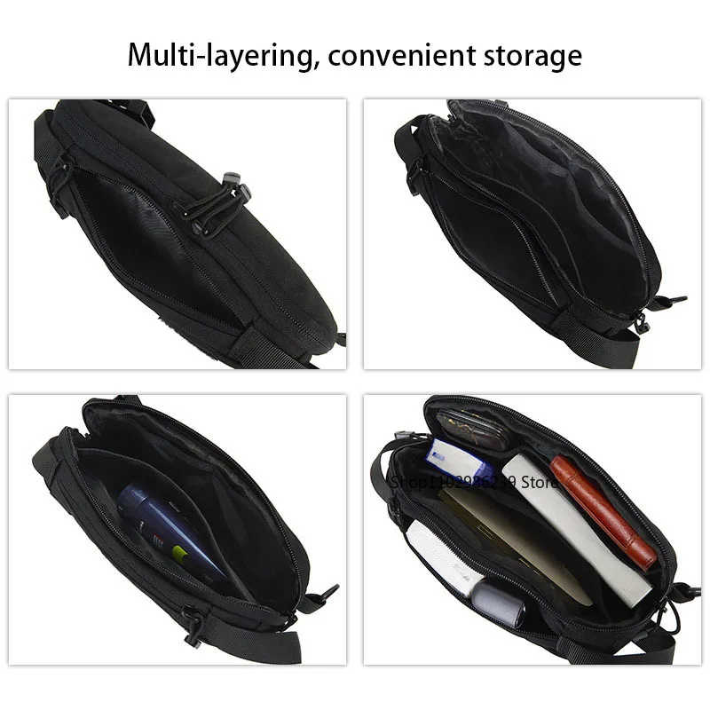 التكتيكية IWB مسدس الحقيبة بندقية الحافظة مول حزام الكتف جيوب الصيد حقيبة صدر للرجال مقاوم للماء الكتف الرافعة حزمة