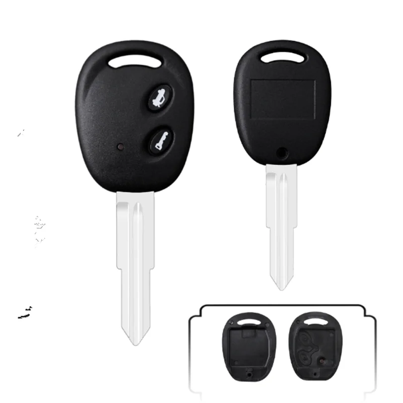 

10 шт., чехол для дистанционного ключа автомобиля, брелок для Chevrolet Spark Sail Aveo Epica Lova, замена 2 кнопки