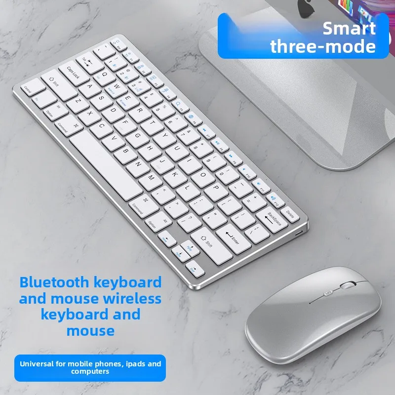 

Зарядка 2,4G + Bluetooth, трехрежимная клавиатура и мышь, настольный компьютер, ноутбук, ip-фаблет, телефон