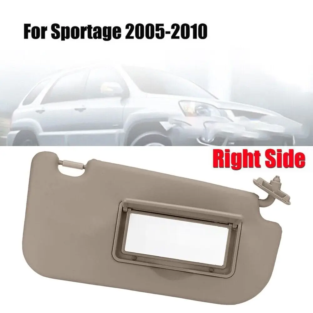 1Pc 85201-03000 Front Right Sun Visor Beig for Kia Sportage 2004 2010 Beige Car Interior Replacement Parts