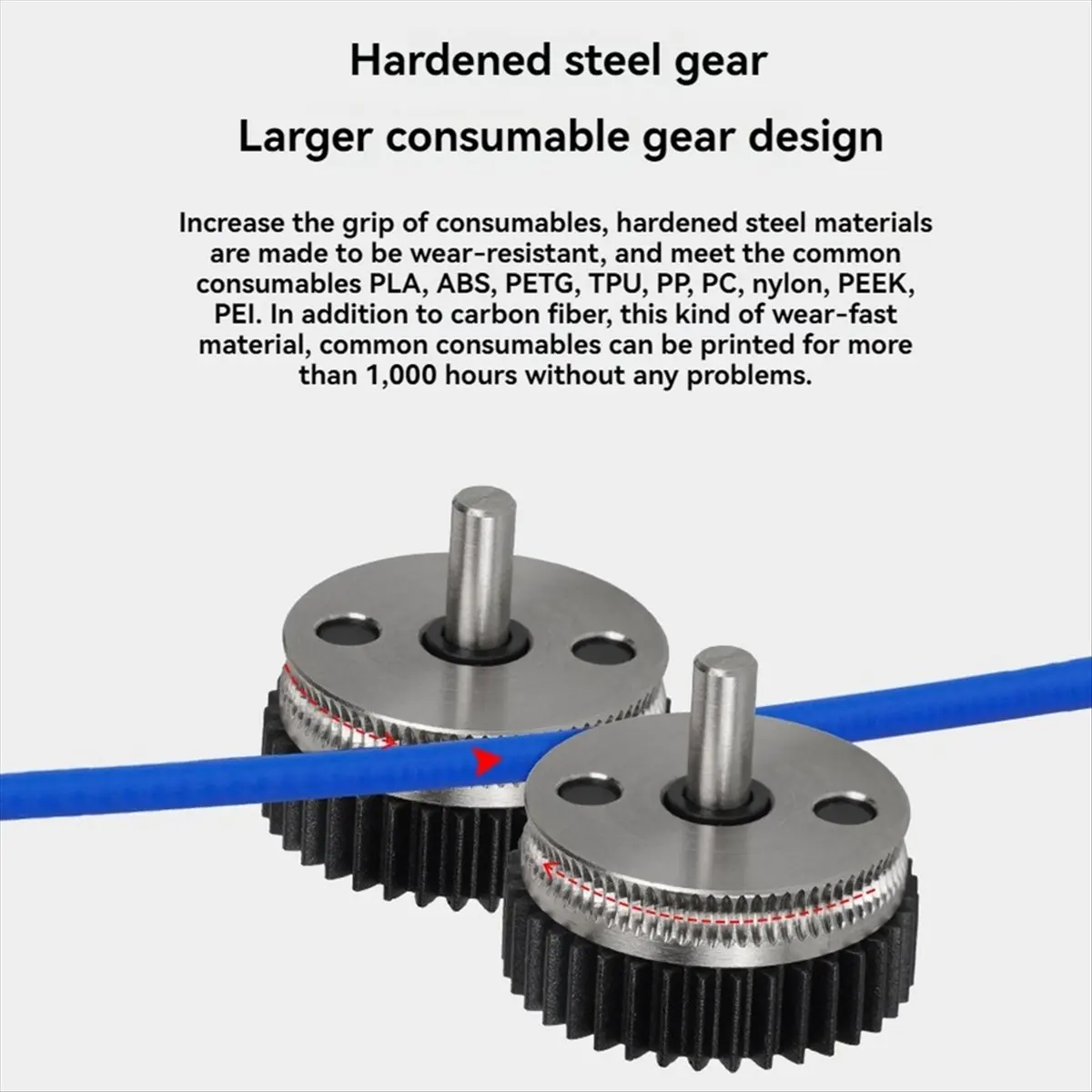

T69C! HGX-Extruder,HGX Extruder Gear Kit 2.4 0.1 High Precision Gear Hardened Steel Extruder 3D Print Accessories