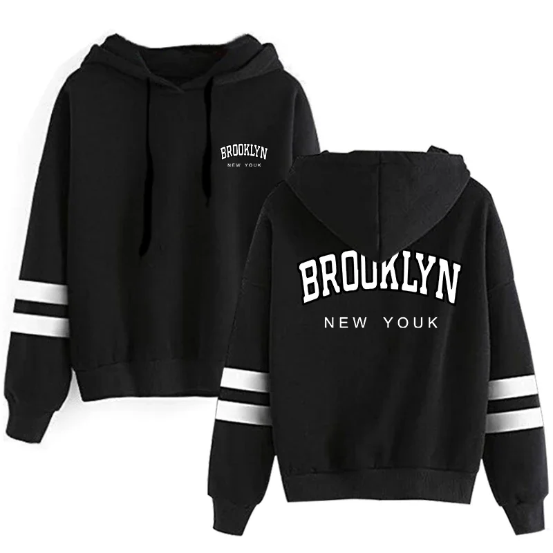 

Woman Clothing Fashion Pullovers Versatile Hot Sale Daily Womens Sweatshirts Hoodies Stripe Jogging Casual Printing Sports Style