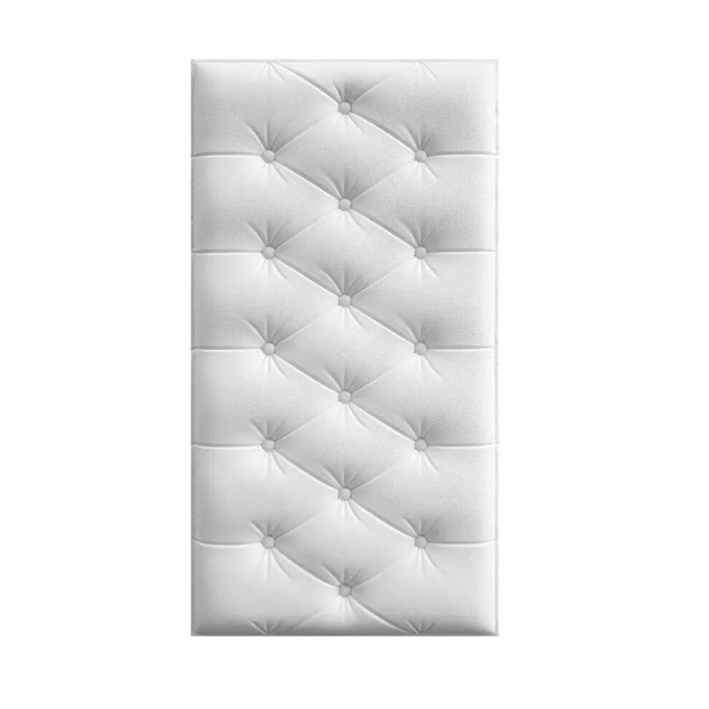 Soft 3D Foam Wallpaper Waterproof Self-adhesive Foam Adhesive Wallpaper 0.7cm Thick Foam Wall Mat Pad Nursery Room