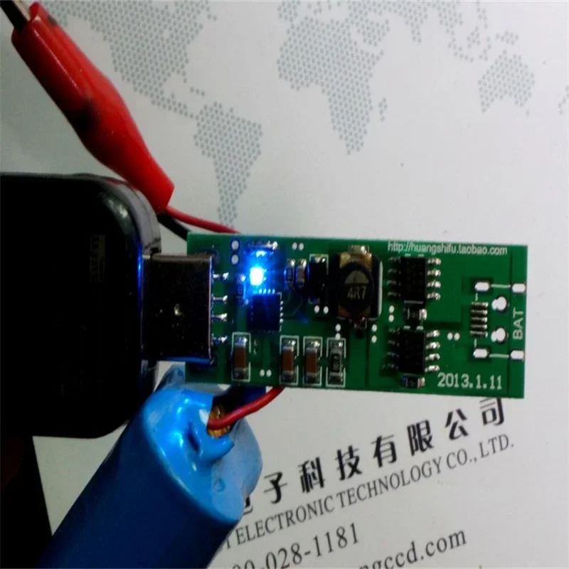 Entrada USB TP5000 + Placa De Carregamento De Interruptor De Polaridade Automática, Incluindo ABS Material Shell