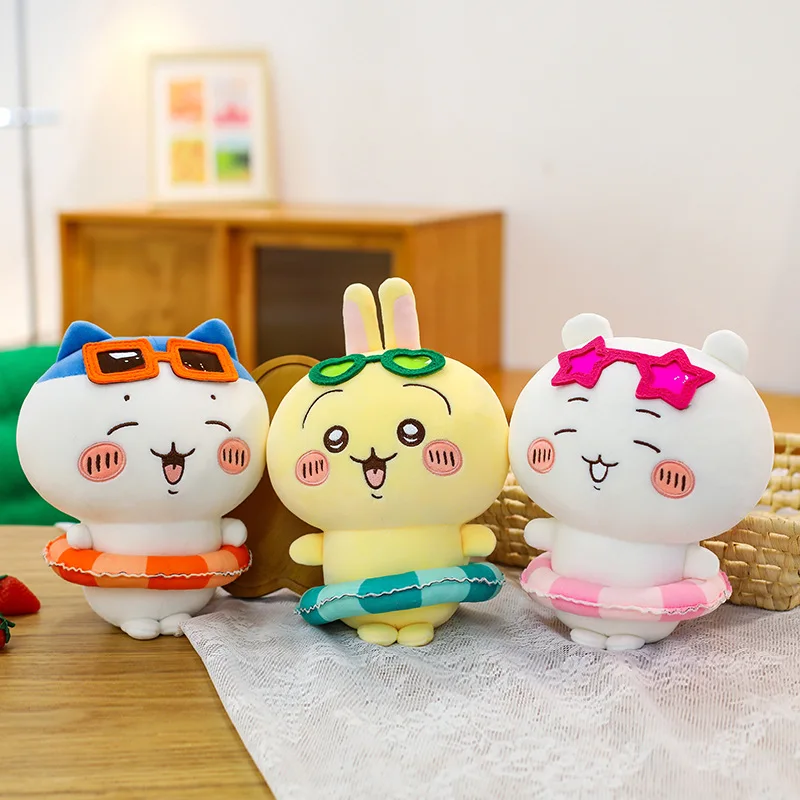 

Kawaii Hachiware Usagi кольцо для плавания серии мягкие игрушки плюшевая подушка с героями мультфильмов украшение дома подарок рождественская игрушка