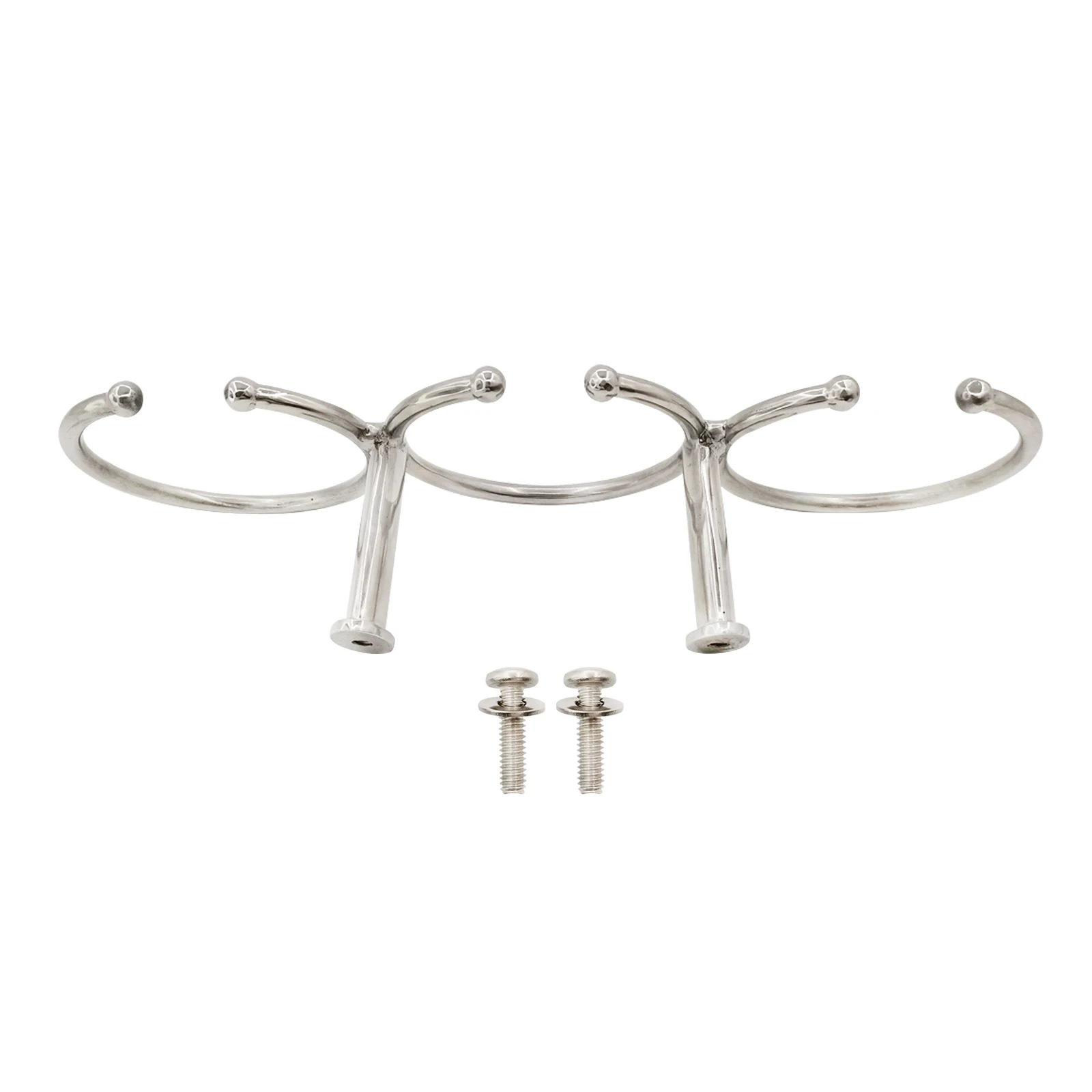 

STLF MARINE Boat Triple Ring Cup Drink Holder Stainless Steel 316 Holder Polished for Boat Yacht Truck Car Apartment RV