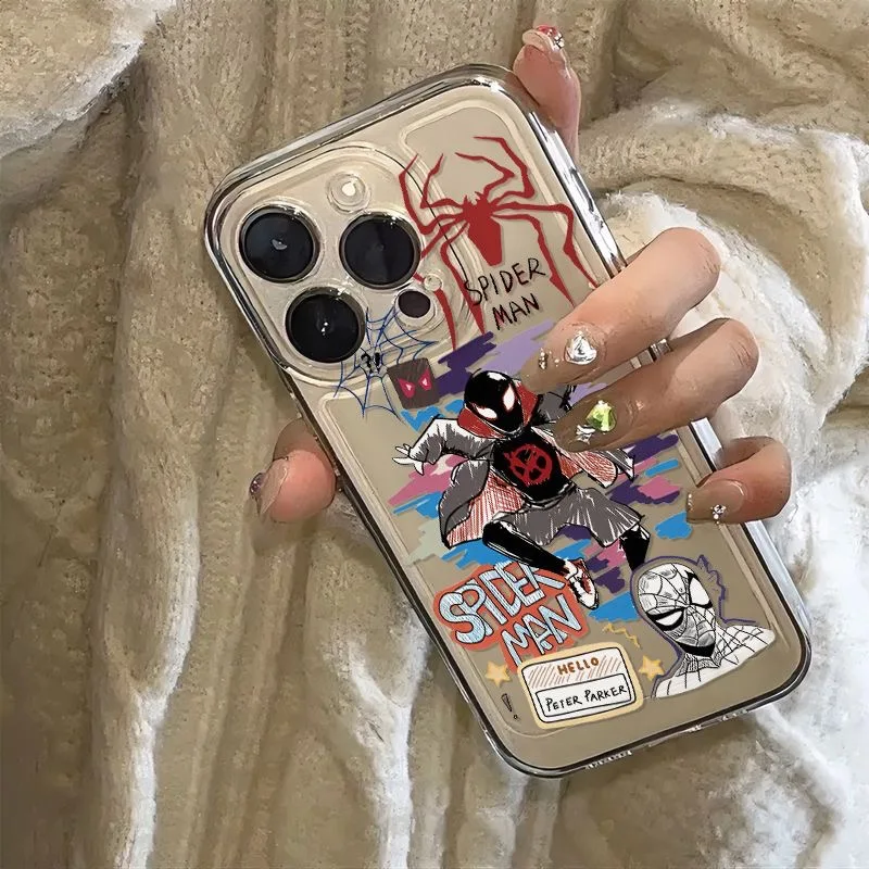 Funda de teléfono de superhéroe Marvels Spider-Man para VIVO Y28 V30e Y75 Y03 Y36 Y100 Y17s Y76 Y22s Y16 Y50 Y21 Y20 V29 V23e V21e 5G