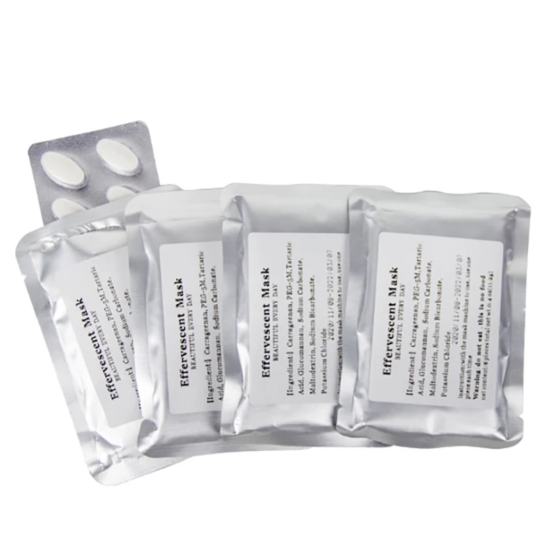 8/16/32 ชิ้น/เซ็ตเครื่องทำมาส์กหน้าอุปกรณ์เสริมผิวคอลลาเจนหน้ากากแคปซูลเม็ดฟู่สำหรับ DIY ผักผลไม้ธรรมชาติ