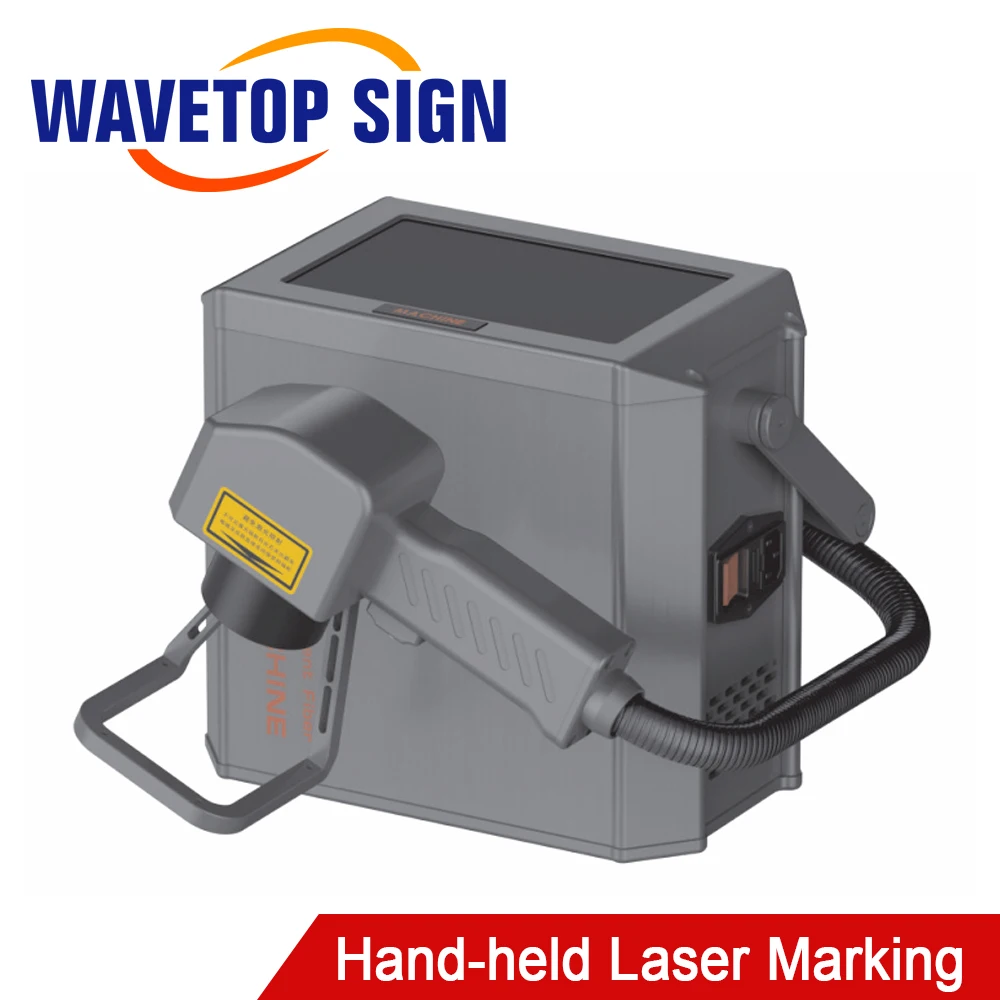 

WaveTopSign 20W 30W Hand-held Laser Marking Machine Raycus Laser Source For Fiber Laser Marking Machine