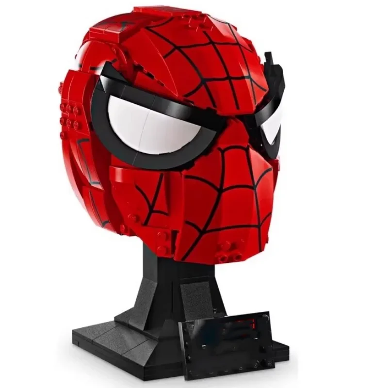 Cool Venom Bouwsteen Spiderman Ironman Darth Vader Hoofdmontage Marvel Super Heroes 3D Model Mini Baksteen Speelgoed voor Home Decor