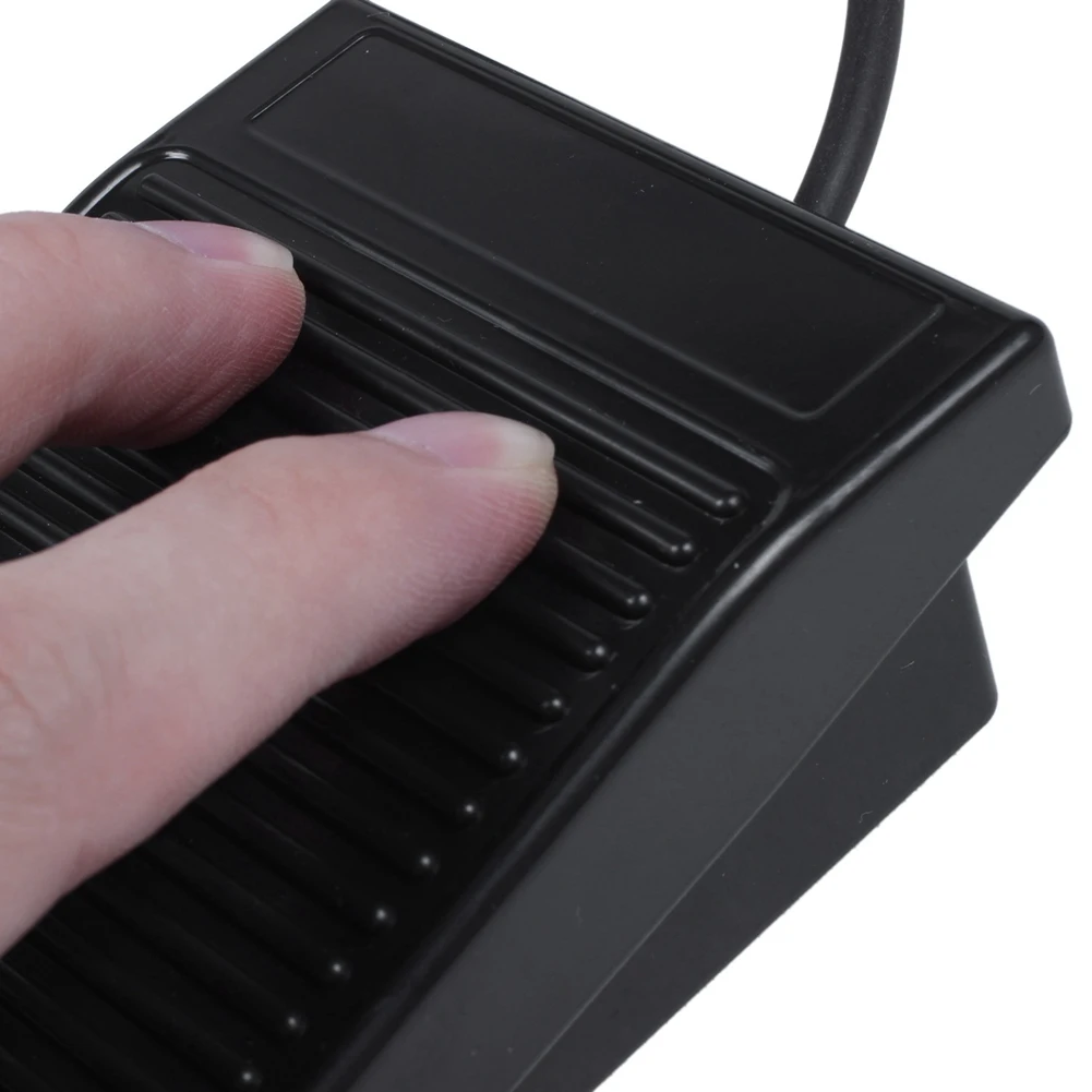 ABVG-2X Foot Switch Pedal For Power Supply Black Tattoo Machine Accessory Feet Tools