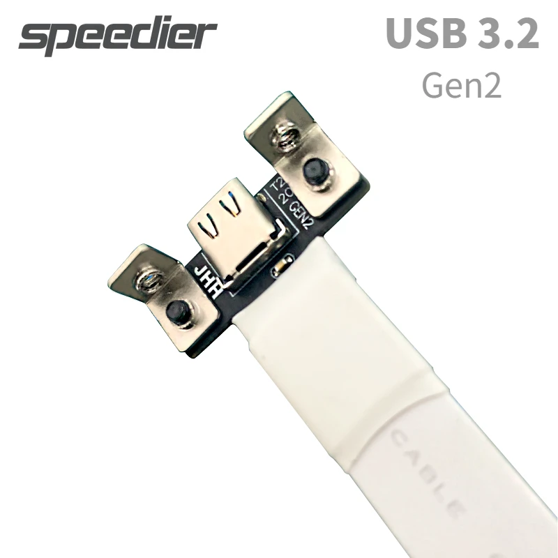 USB 3.2 GEN 2 Type-E Male to Type-C Female Extension Cable Internal 3.1 Type E C Male/Female Extender for Mainboard Front Panel