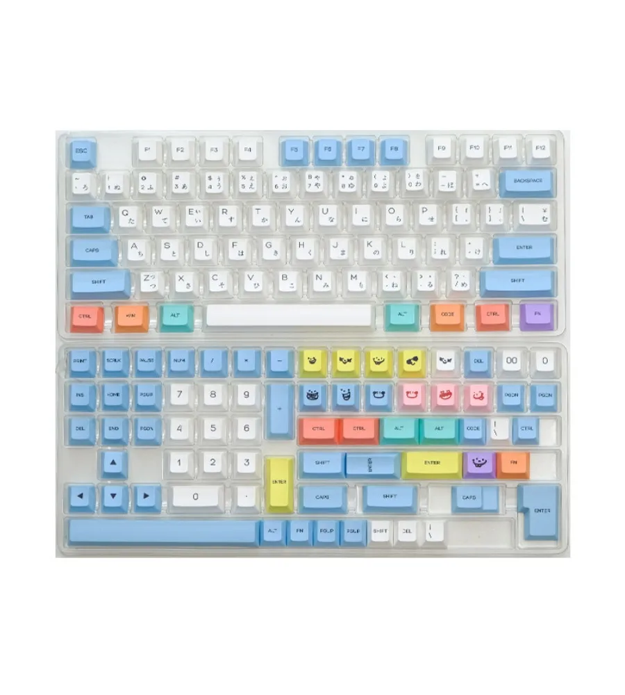 Mechanical keyboard: 64 75 87 980 keycaps with Japanese layout factory height full set