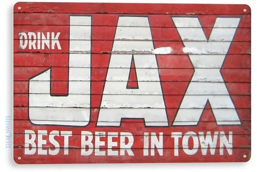TIN SIGN Jax Beer Metal Wall Art Store Pub Brew New Orleans Bar Pub A453 --Tin Sign