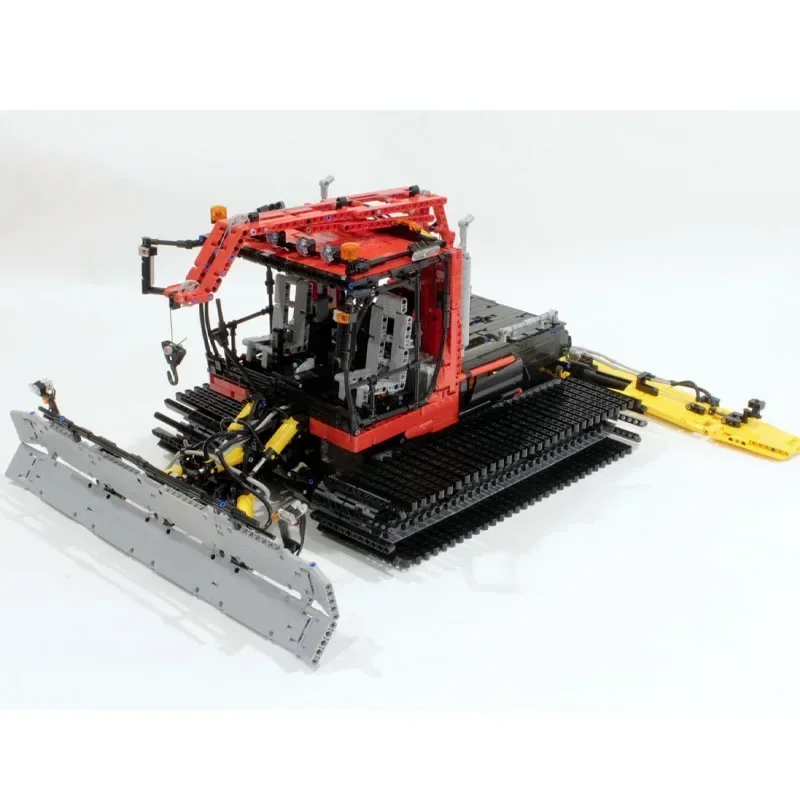 MOC-8376 Electric Remote Control Snow Cleaning Machine Assembly Stitching Building Block Model 4396 Parts Children\'s Toys