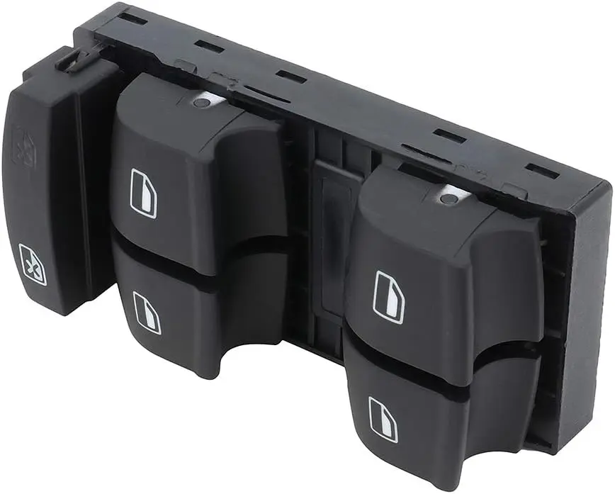 

Главный переключатель стеклоподъемника со стороны водителя с левым рулем для Audi A3 8P / Sportback 8P (2004-2011); A4 S4 RS4 B6/B7 и Avant (2003-2007)