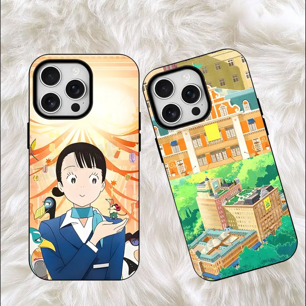 Concierge H-Hokkyoku Department Frosted Soft For Phone Case For Iphone 11,12,13,14,15,16,17 Pro Wireless Charge Magnetic Cover