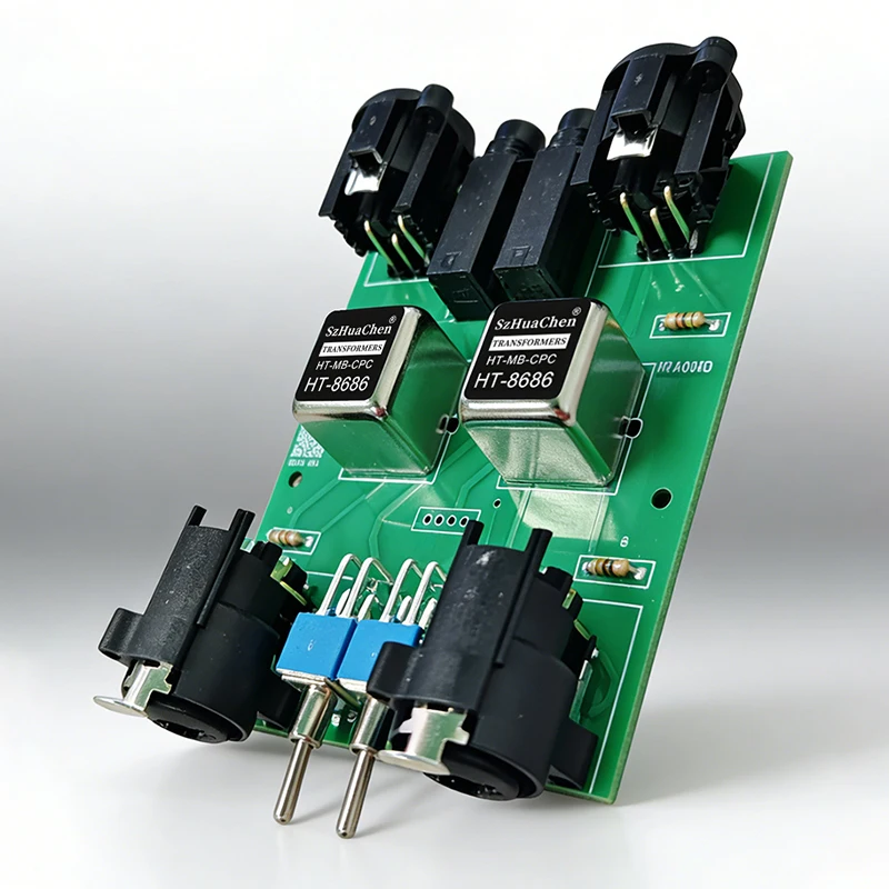 Dual Channel Audio Isolator XLR RCA Passive Balanced Signal Isolator w/ PAD & Ground Lift for Noise Elimination view 2