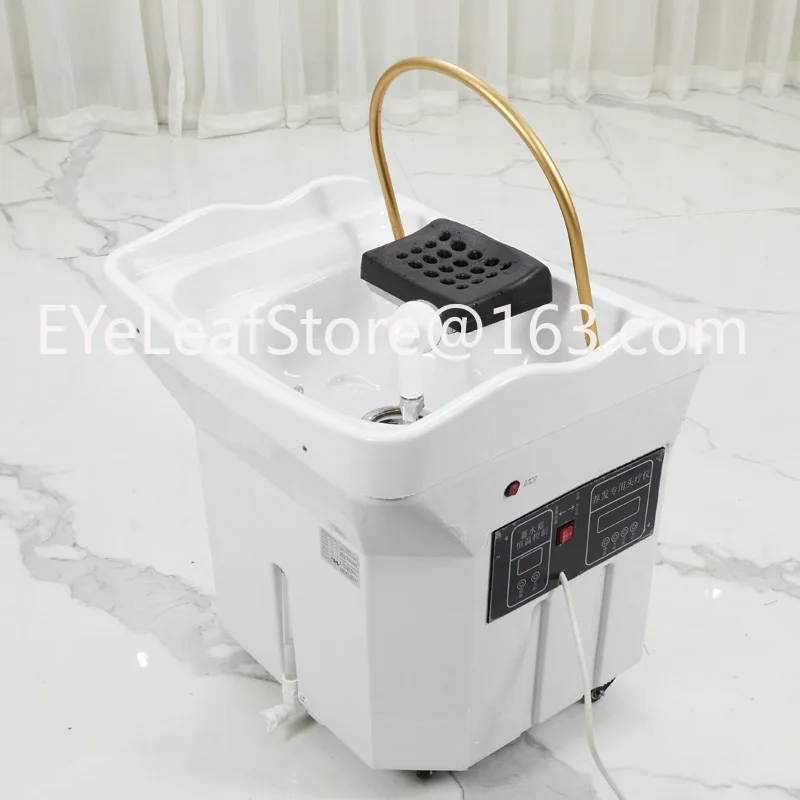 Head Therapy Bed Water Circulation Fumigation Water-Free Mobile Shampoo Basin