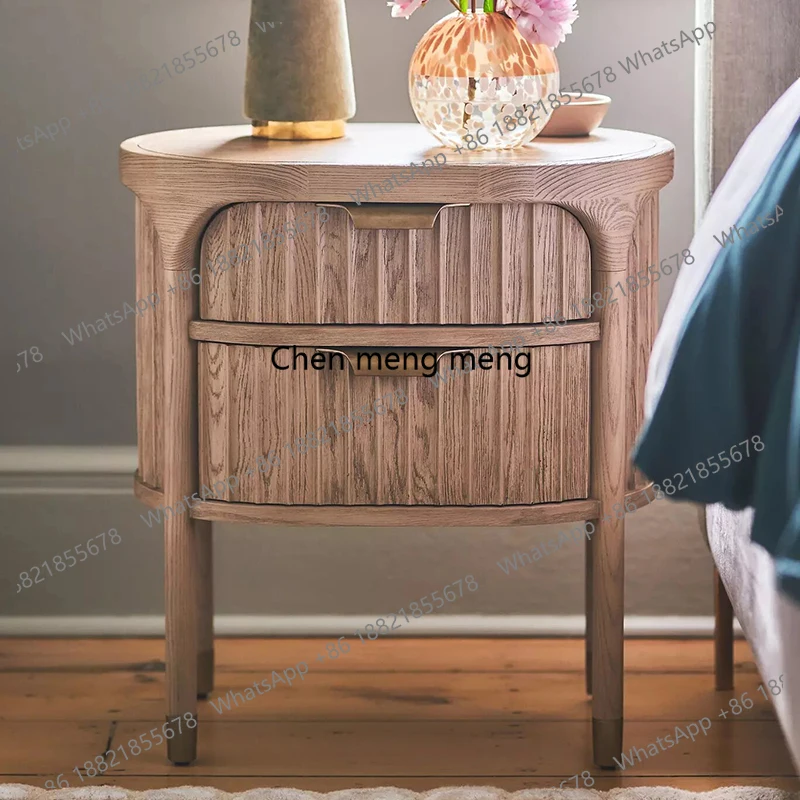 

American retro bedroom bedside table small bedside locker modern storage small side table
