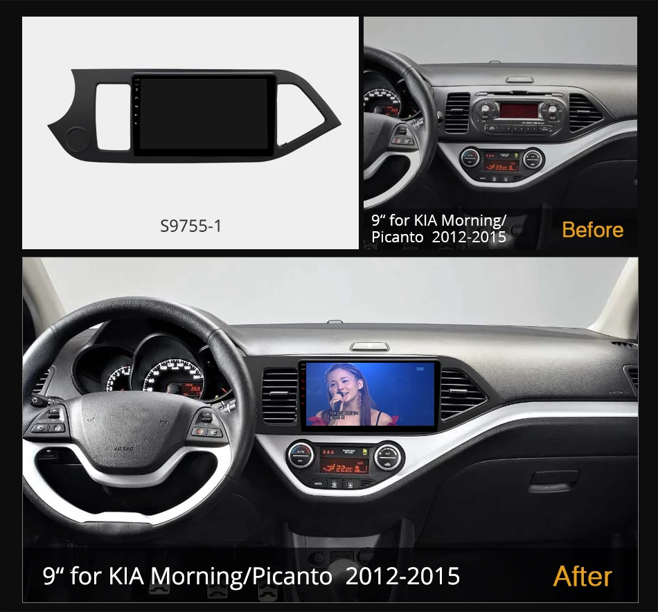 Ownice K6+ 2K 13.3 8+256 for Kia Morning 2 Picanto 2011 - 2017 Car Radio Video Navigation Stereo GPS Android14 No 2din 2 Din DVD