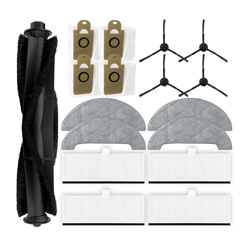 Robô Aspirador peça sobresselente, Borda de rotação principal, Escova lateral, Filtro Hepa, Esfregão, Pano, Kit Saco de Pó, Imou L11, L11 Pro