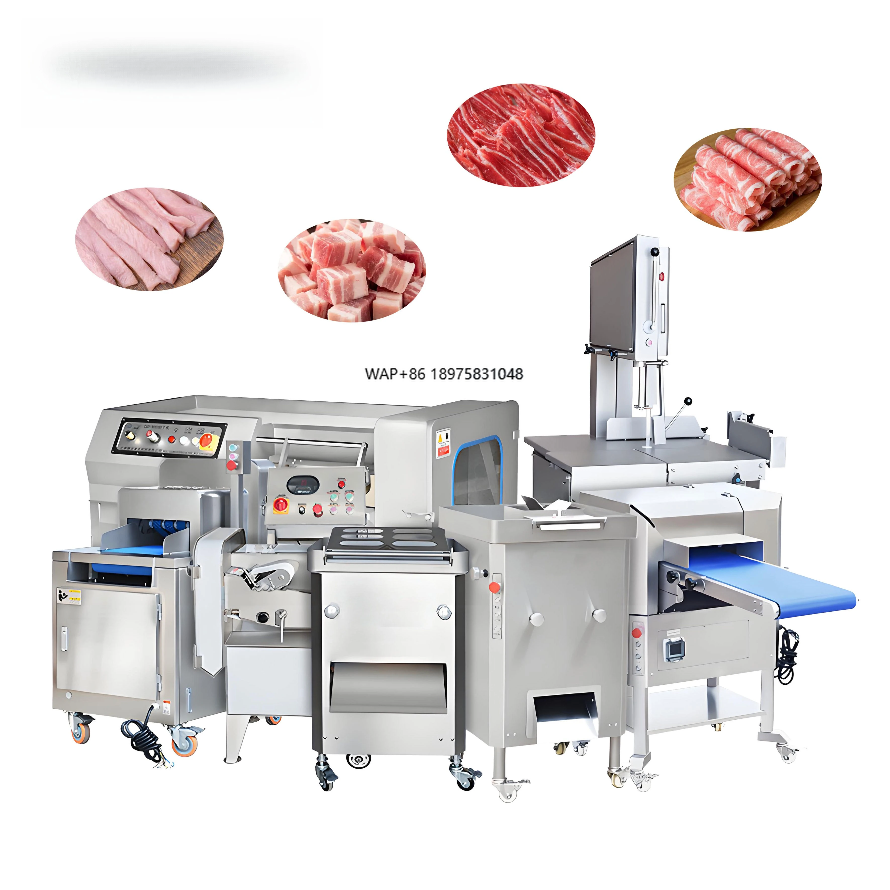 Hot Sale Cheap Price Meat Processing Machinery for Chicken Beef Lamb Mutton Pork Fish Veal Duck Turkey Ribs in Slaughterhouse