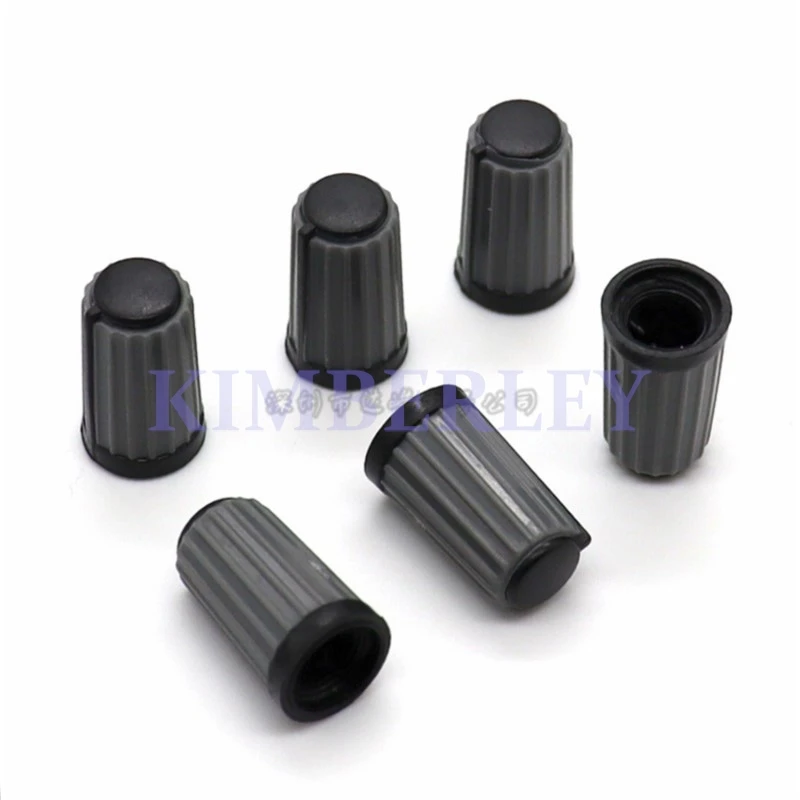 20 Piece 10.5X18 Striped non-slip Knob Cap D-handle Coded Switch Knob half-shaft Potentiometer Knob Volume Cap