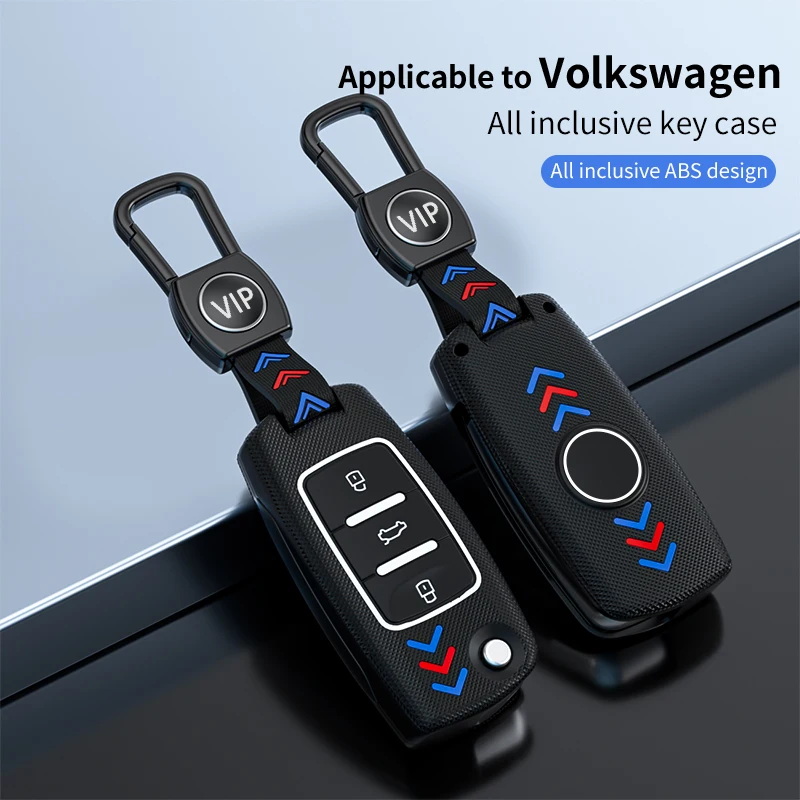 

ABS Car Key Case Cover Shell Holder Bora for Volkswagen Golf 3 4 5 6 Mk4 Mk6 VW Passat B5 B6 B7 B8 Cc Polo Tiguan Mk2 Touran 6