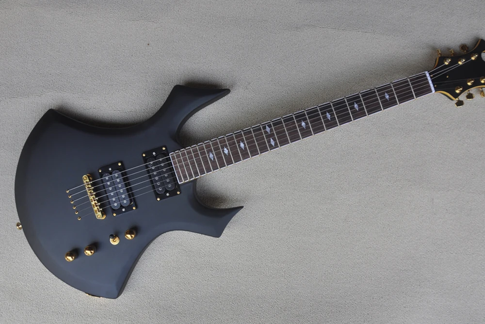 ماتي الأسود 6 سلاسل الغيتار الكهربائي عالية الجودة خشب الورد فريتس جيتار عرض تخصيص MIFS-6149