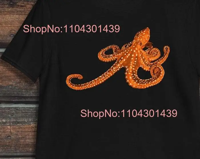 Blue Ringed Octopus T Shirt Kraken Ocean long or short sleeves