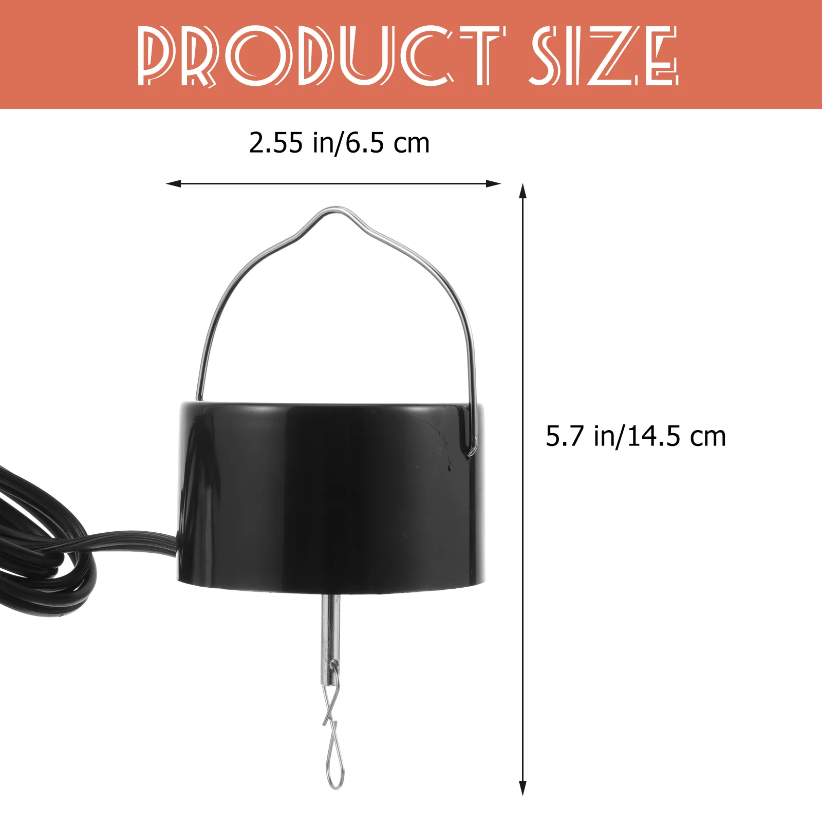 Carillón de viento giratorio para cometa, Motor eléctrico para decoración de interiores, husillos colgantes, Gadget para el hogar, motores de campana, accesorios de herramientas