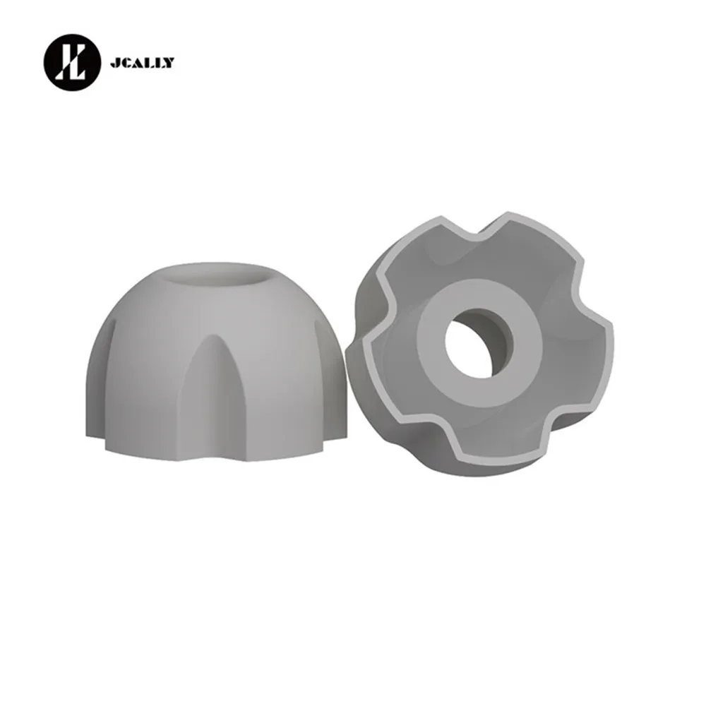 JCALLY EM05 تخفيف الضغط سيليكون غطاء للأذنين نصائح الأذن مناسبة ل 4-6 مللي متر دليل عمود في الأذن سماعة اكسسوارات KZ TRN CCA