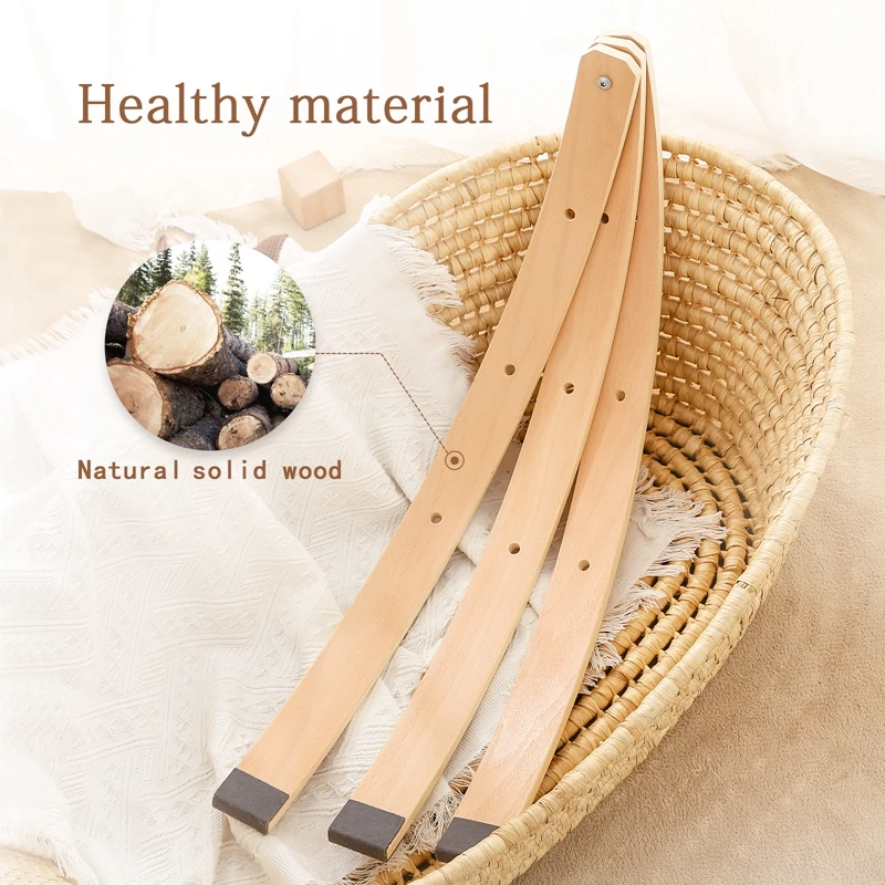 Baby Wooden Play Gym Mobile Hanging Sensory Toys Triangular Activity Gym Baby Room Decorations Suspension Bracket Toy Rattles