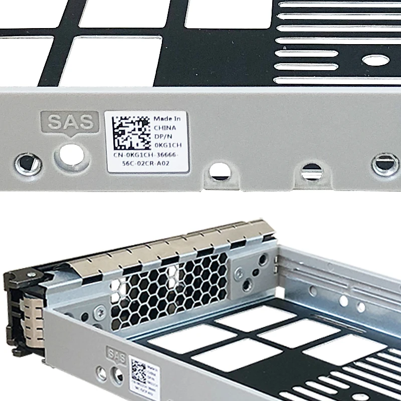 10 Buah 10 Buah/Lot Baru KG1CH 3.5 "SAS SATA Server Tray Caddy untuk Dell PowerEdge R730 R630 T640 T630 HDD Braket NX3230 0KG1CH