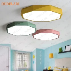 Lámpara led de techo moderna para sala de estar, dormitorio, habitación de niños, cocina, montada en superficie