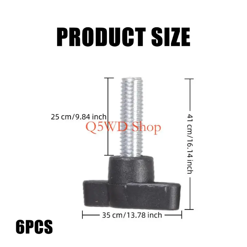 Q5WD Hand Operated Screws Ergonomic Design Carbon Steel Construction Multipurpose Slotted Screws for DIY & Construction