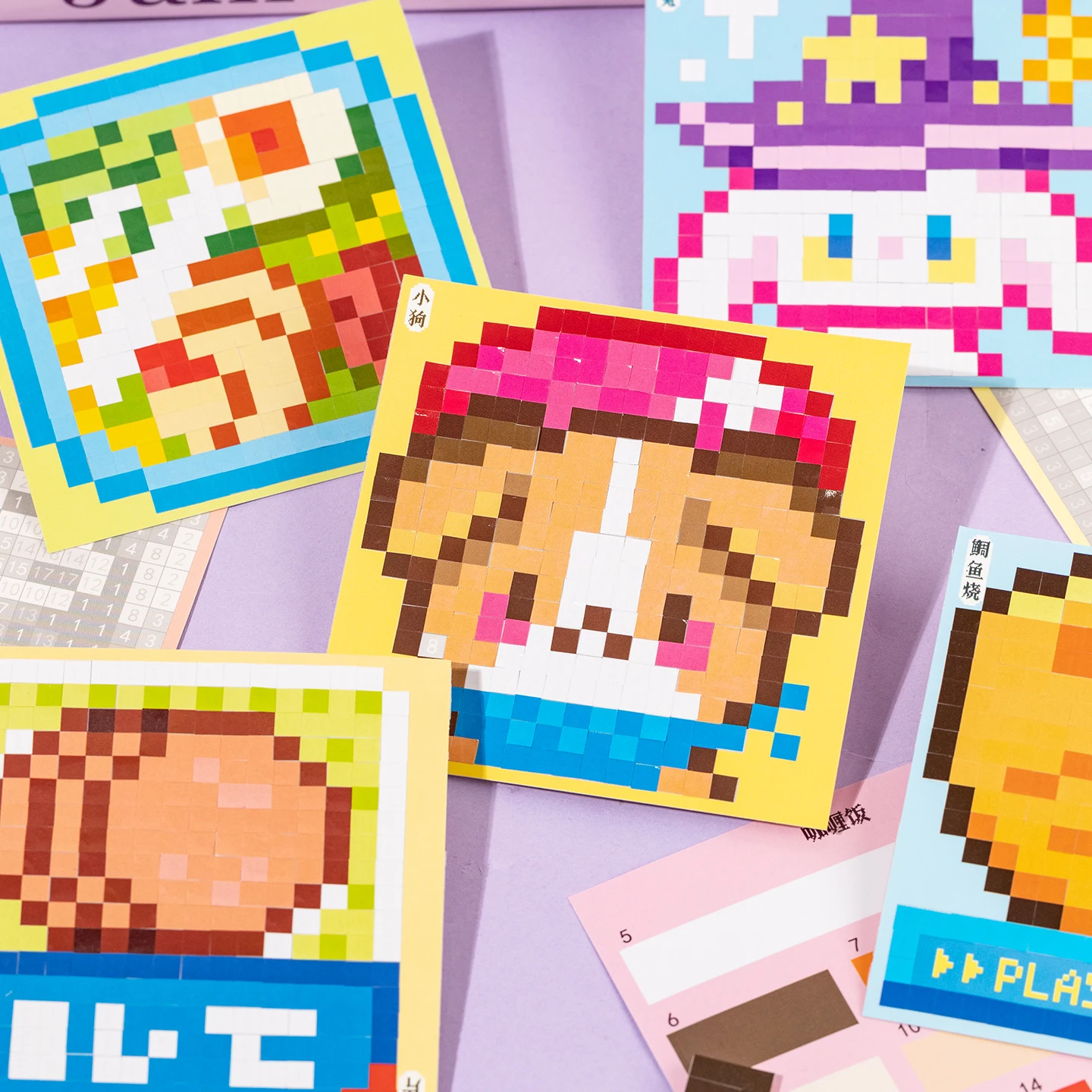 4 نمط 24 قطعة/الحقيبة بكسل قصة حبة مشهد ملصق كتاب كتيب المواد ملصقات DIY إطار صور سجل القصاصات دفتر كوب الكمبيوتر المحمول