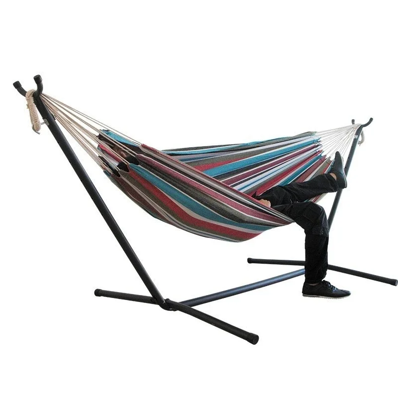 Canvas Hammock Swing Chair Hammock Anti Roll Canvas Hammock Outdoor Swing Supplies Camping Hammock