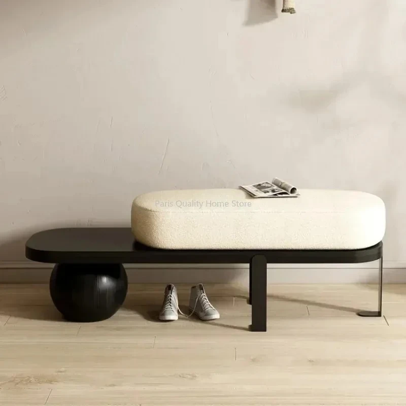 Kreative U-förmigen Fußhocker Massivholz Bank Wohnzimmer Möbel Hause Tür Schuh Ändern Hocker Eingang Schlafzimmer Nachttisch Hocker