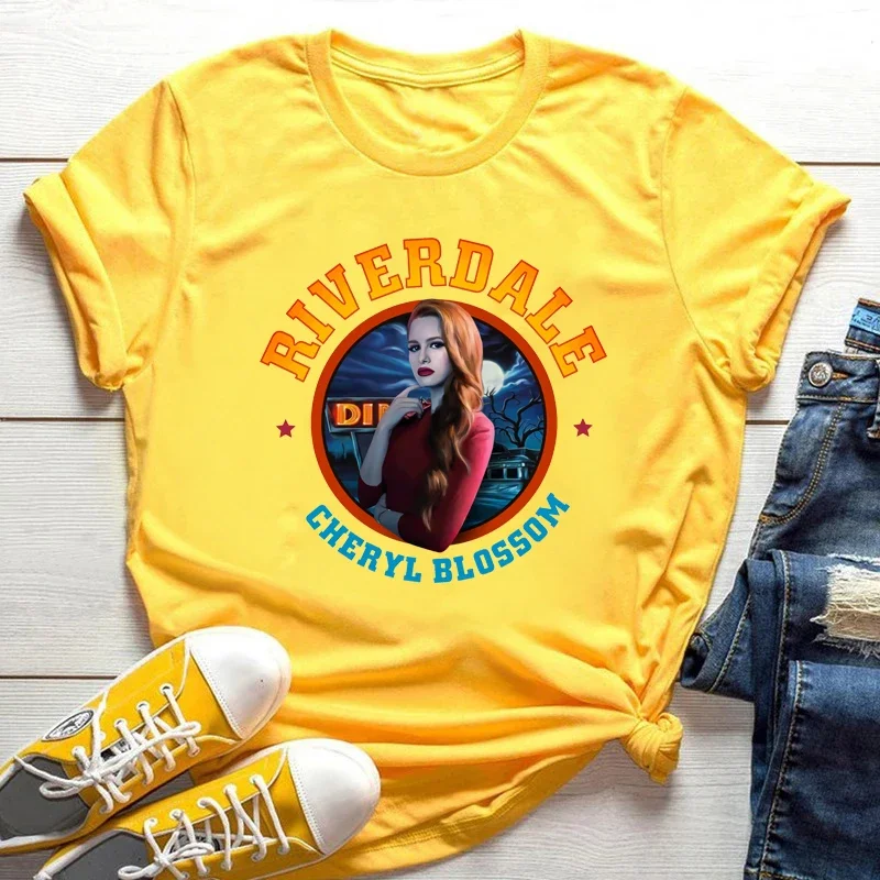 Vintage Riverdale T Shirt Retro Cheryl Bombshell Blossom Shirt Casual T Shirt Cheryl Blossom Graphic Tee Southside Serpents Tees