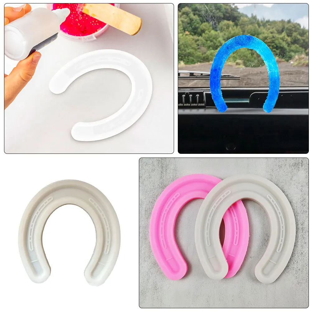 

Durable Silicone Horseshoe Mold Flexible Easy Use DIY Scented Soap Making Craft Mold Silicone Molds